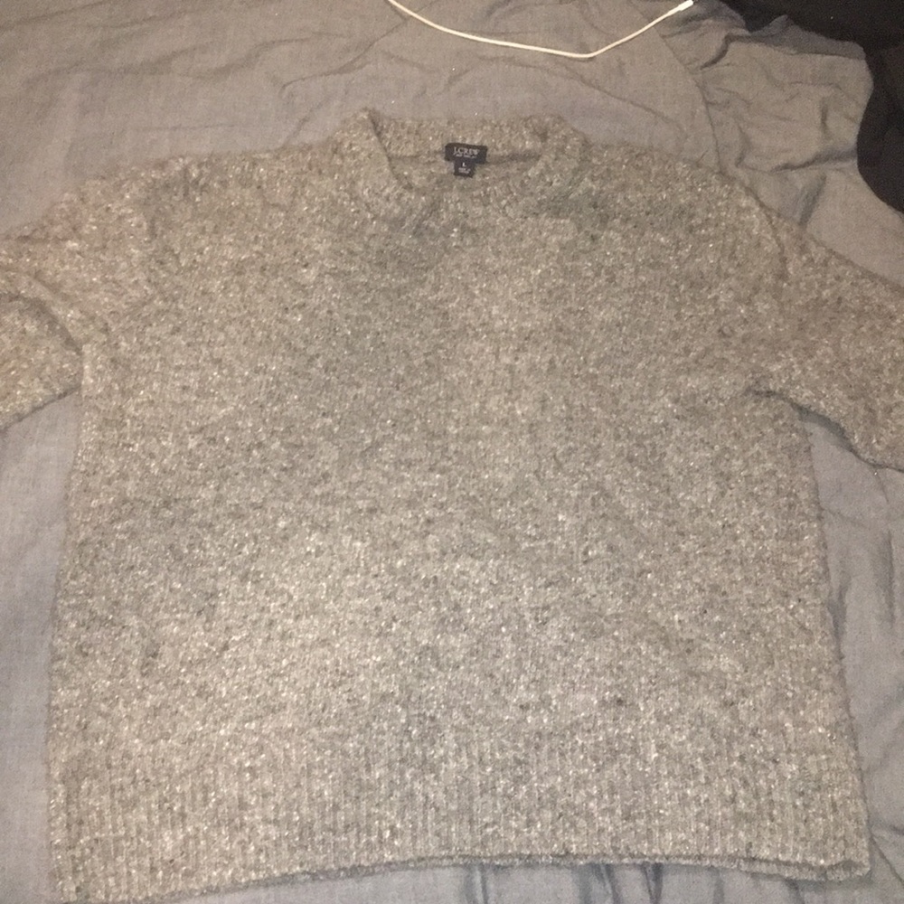J.Crew grey wool sweater